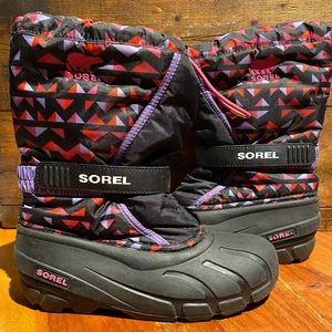 Sorel Flurry‎ winter snow boots girls size 6